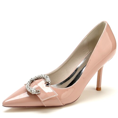 

Mujer Tacones Zapatos de boda Tacones de aguja Tallas Grandes Boda Fiesta Diario Tacones De Boda Zapatos de novia Zapatos de dama de honor Verano Pedrería Tacón de Aguja Dedo Puntiagudo Elegante