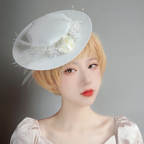 

Audrey Hepburn Retro / vintage 1950-tallet Fascinator-hatt Dame Kostume Årgang Cosplay Fest / aften Hatt Maskerade