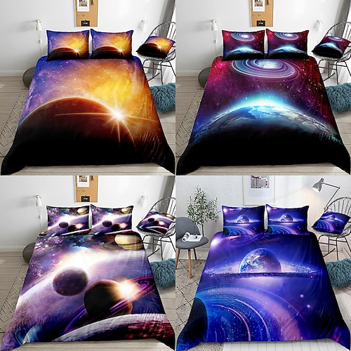 

conjunto de capa de edredom tie dye colorido conjunto de cama boho hippie conjunto de edredom tingido arco-íris capa de edredom queen 3 peças para crianças adolescentes adultos 1 colcha