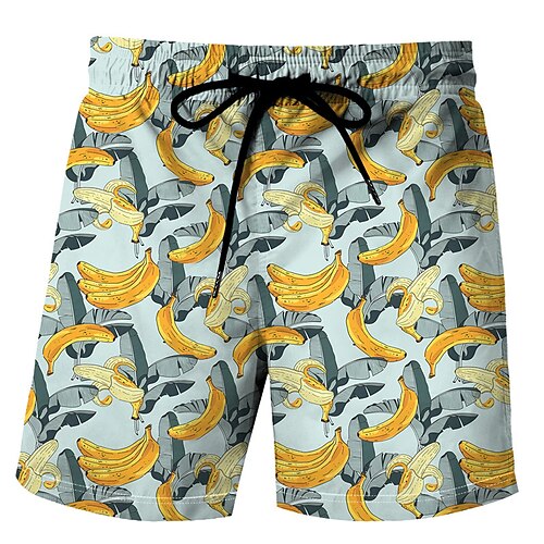 

Per uomo Boxer da surf Pantaloncini da mare Boxer da mare Pantaloncini estivi Pantaloncini da spiaggia Tasche A cordoncino Vita elastica Frutta Ananas Asciugatura rapida Esterno Per eventi Per uscire