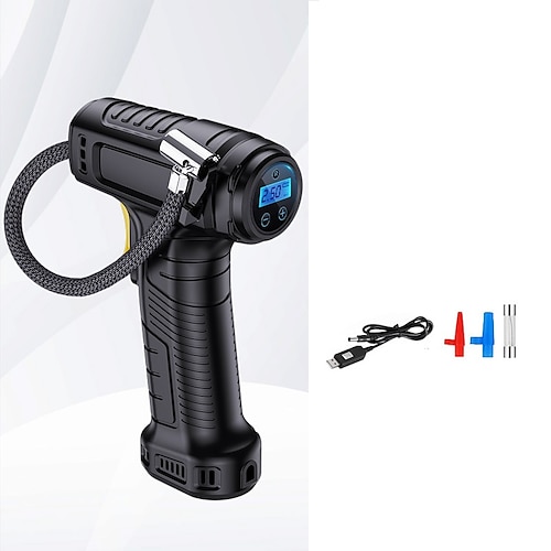 120W Car Air Inflator Pump Wireless/Wired Electric Handheld Car Tire  Inflatable Pump Portable Air Compressor For Tires Digital Auto Tire Inflator  2024 - $26.74