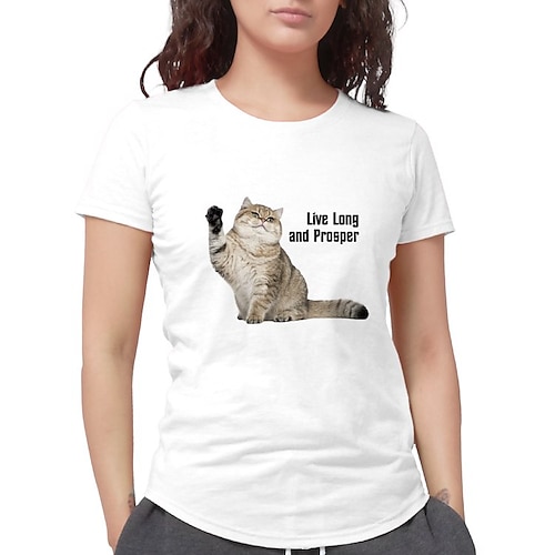 

Con animale Gatto Costume cosplay Maglietta Stampa Di base Maglietta Per Per uomo Per donna Unisex Per adulto Stampa a caldo 100% poliestere Casual / quotidiano