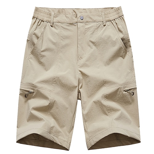 

Herren Cargo Shorts Kurze Hosen Shorts Kurze Hosen Multi Pocket Gerade geschnitten Einfarbig Komfort tragbar Knielänge Outdoor Täglich Sport Stilvoll Armeegrün Schwarz