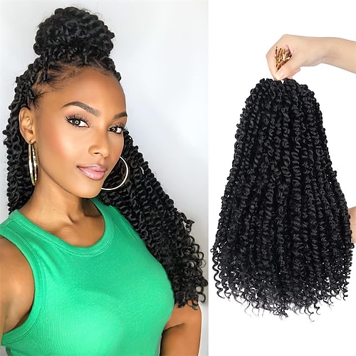 

au-delà de la beauté passion twist hair 14 pouces vague d'eau pré-bouclée passion twist cheveux au crochet pré-torsadés passion twist bohomian tresses extension de cheveux au crochet pour les femmes