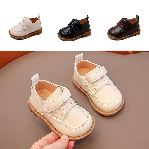 

Da ragazzo Da ragazza Oxford Giornaliero Scarpe di tela Scarpe formali Scarpe da scuola PU Bambini piccoli (2-4 anni) Scuola Giornaliero Footing Nastro a strappo Nero Marrone Beige Autunno Primavera