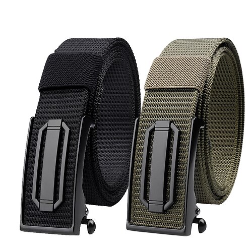 

Per uomo Cintura Cintura tattica Cintura da lavoro in rete di nylon Nero Rosso Paglia Militare Esercito Liscio Da tutti i giorni Per uscire Fine settimana
