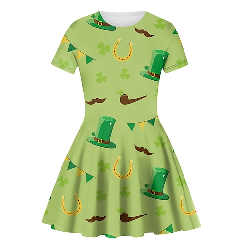 

kvinners ferie retro vintage formell kjole mini formell kjole utendørs daglig trykk blad med rund hals kortermet normal passform sommer våren 2023 svart hvit s m l xl