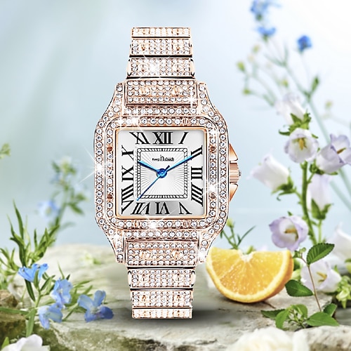 

Da donna Orologio al quarzo Bling Con diamantini Lega Guarda