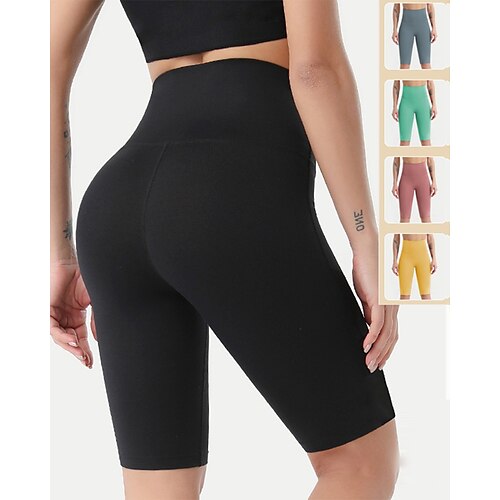 

Per donna Pantaloncini da palestra Pantaloncini da yoga Pantaloncini da motociclista Fasciante in vita Sollevamento dei glutei Vita alta Yoga Fitness Allenamento in palestra Pantaloncini / Cosciali