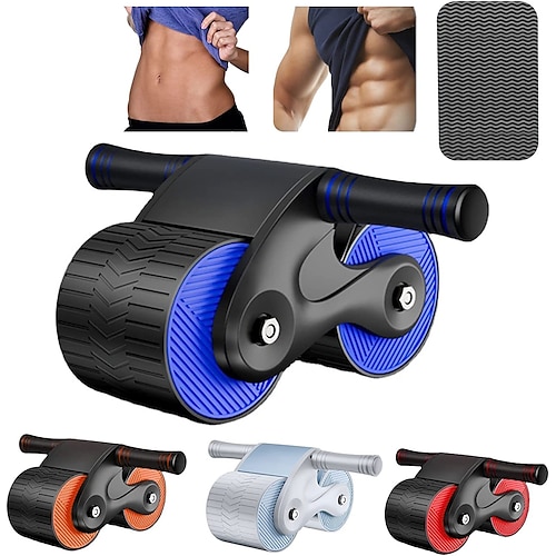 

Automatic Rebound Abdominal Wheel, New Automatic Rebound Ab Wheel, Automatic Rebound Belly Wheel With Knee Mat, Ab Roller Wheel Domestic Abdominal Exerciser for Core Workouts