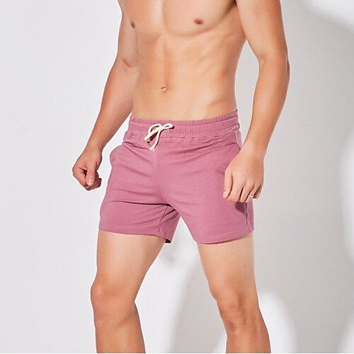 

Per uomo Pantaloncini da corsa Allenamento Pantaloncini A cordoncino Tasche laterali Pantaloncini / Cosciali Sportivo Athleisure Cotone Traspirante Traspirazione umidità Morbido Fitness Allenamento