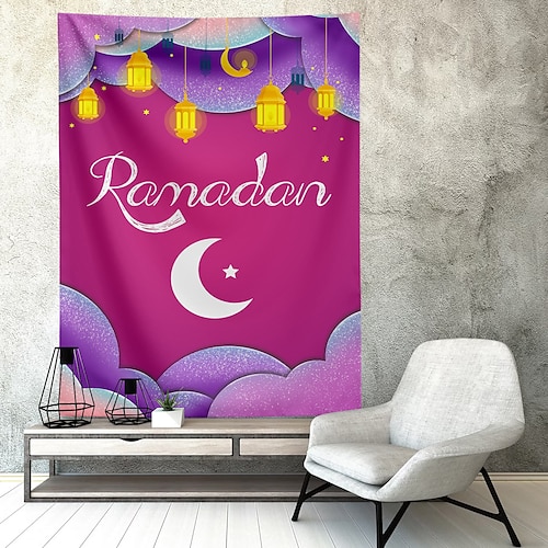 

Ramadan eid mubarak tapisserie murale art décor photographie toile de fond couverture rideau suspendu maison chambre salon décoration