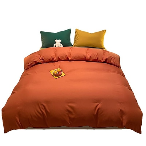

mix and match light luxury beauty cotton contrast color four-piece set skin-friendly bed sheet fitted sheet kit