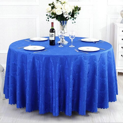 

Round Table Cloth Satin Like Silk Tablecloth Spring Tablecloth Farmhouse Outdoor Picnic Cloth Table Cover Wipe Clean Black White For Wedding,Dining,Easter