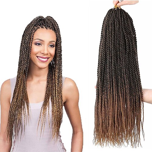 Senegalese Twist Crochet Hair - 8 Packs 18 Inch Crochet Hair For