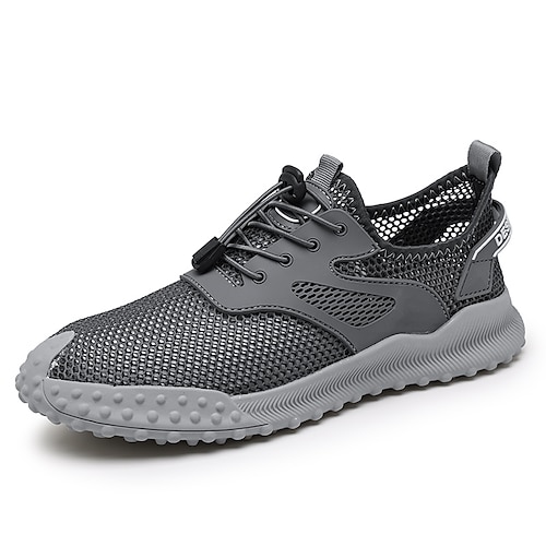 

Homme Basket Look Sportif Maille Décontractées du quotidien Course à Pied Chaussures de fitness et de cross training Maille Respirable Noir Kaki Gris Printemps Eté