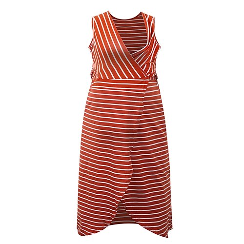 

vestito maglione maternità da donna vestito maglione casual vestito maglione allattamento banda vestito maglione midi senza maniche lace up scollo a v moda outdoor rosso primavera estate s m l xl xxl
