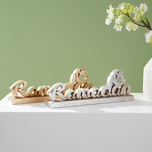 

ramadan vacaciones objetos decorativos resina moderno contemporáneo para la decoración del hogar regalos 1pc