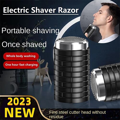 

Mini Portable Electric Shaver Razor USB Rechargeable Electric Shaver Face Cordless Beard Knife Painless Shaver Machine For Men