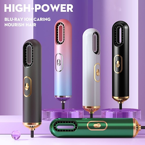 

3 en 1 électrique peigne à air chaud séchage des cheveux styler multifonctionnel brosse à air chaud chauffage rapide fer à friser lisseur sèche-cheveux