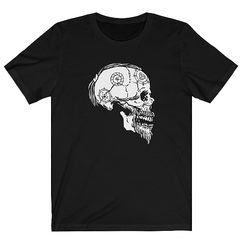 

Vikings Guerriers Manches Ajustées Animé Classique Style de rue Tee-shirt Pour Homme Femme Unisexe Adulte Estampage à chaud 100 % Polyester Casual Quotidien