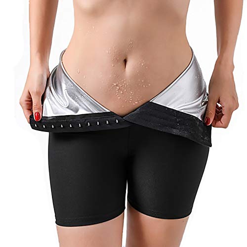 

Women's Sauna Sweat Shorts Workout Short Leggings for Gym Fitness Yoga Exercise Fat Burning Pants Hot Thermo Body Shaper