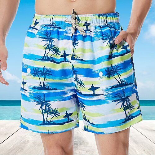 

Per uomo Pantaloncini da mare Boxer da mare Boxer da surf Pantaloncini da spiaggia Tasche A cordoncino Vita elastica Stella Albero di cocco Mimetico Asciugatura rapida Esterno Per eventi Per uscire