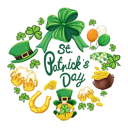 

en meter wallsticker st. patrick's day wallsticker baggrundsvæg stue dekoration wallsticker selvklæbende wallsticker