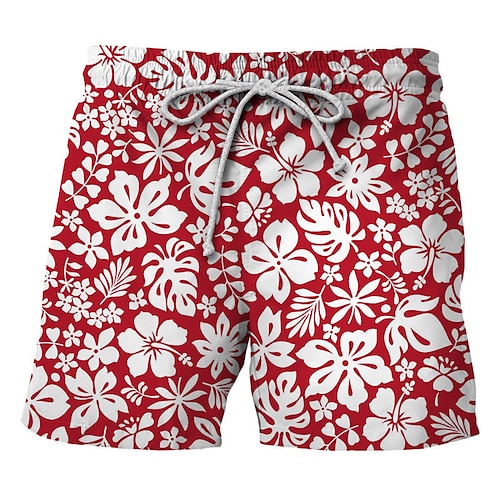 

Herre Surfeshorts Badeshorts Sommershorts Strandshorts Lomme Snorer Elastisk midje Planter Grafiske trykk Hurtigtørkende utendørs Ferie Ut på byen Bohem Hawaiisk 1 2