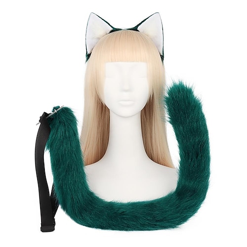 

Clip queue de renard oreilles de chat pattes de loup gants cosplay déguisement halloween fantaisie fête déguisement accessoires