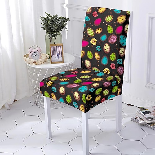 

Funda para silla de comedor, funda elástica para asiento, protector elástico para silla, antiarañazos para gatos, para comedor, fiesta, hotel, boda, lavable suave