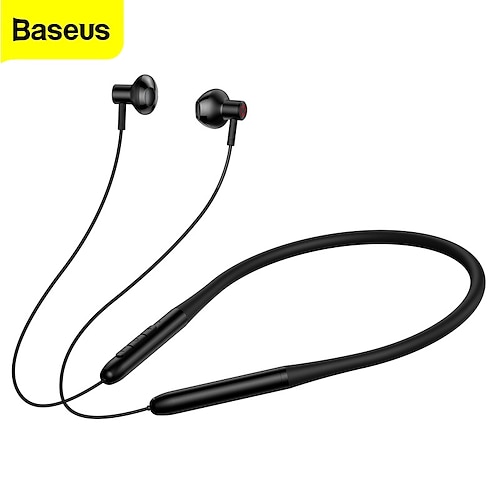 

baseus p1 auricolare con archetto da collo bluetooth 5.2 cuffia wireless ad adsorbimento magnetico appeso al collo in-ear gioco musicale hifi sport