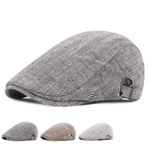 

Per uomo Cappello basco Kaki Grigio Cotone La moda Streetwear Moda La moda degli anni '20 Esterno Giornaliero Per uscire Stampe astratte Caldo