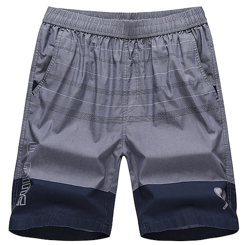 

Herren Sportliche Shorts Aktive Shorts Shorts Kurze Hosen Strandshorts Kurze Hosen Lässige Shorts Tasche Elastische Taille Streifen Atmungsaktiv Rasche Trocknung Knielänge Outdoor Festtage Ausgehen