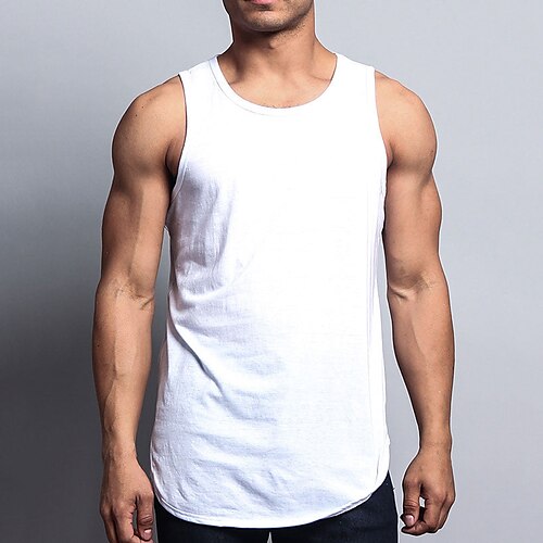 

Per uomo Canotte Panciotto Maglieria intima Liscio Girocollo Athleisure Da mare Senza maniche Abbigliamento Di tendenza Streetwear Classico