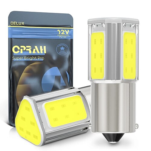 

2 pièces Automatique LED Clignotants Phare arrière Feux de freinage Ampoules électriques LED SMD 3 D'air Prêt à l'emploi Ultra léger Pour Universel Toutes les Années