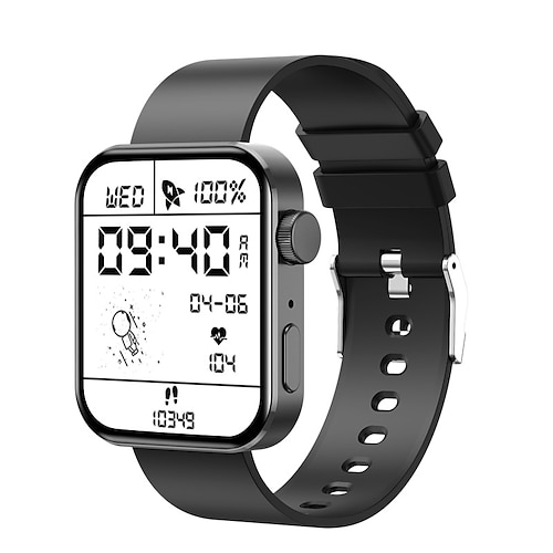 

NK20 PRO Smart Watch 1.72 inch Smartwatch Fitness Running Watch Bluetooth ECGPPG Pedometer Call Reminder Compatible with Android iOS Women Men Long Standby Hands-Free Calls Media Control IP 67 45mm