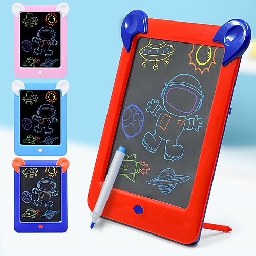 

Tablero de mensajes escrito a mano con luz led 3d tablero de pintura luz fluorescente electrónica pintura regalos para niños juguetes tablero de escritura