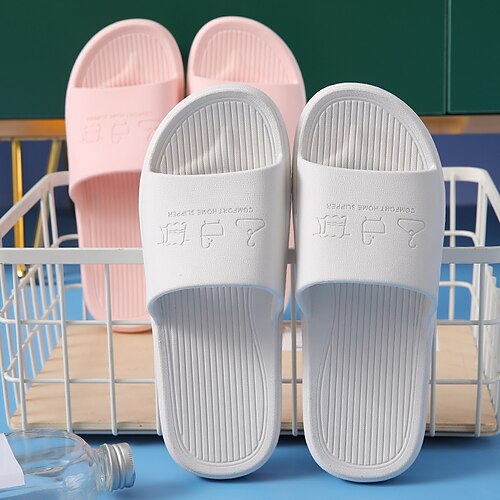 

Sandals and slippers for women in summer bathroom antiskid thick soled household slippers for silent fashion couples sandals for men