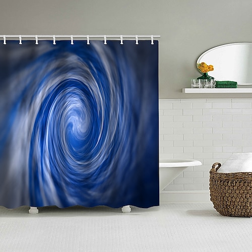 

Vortex Qualm Bathroom Shower Curtain Casual Polyester New Design