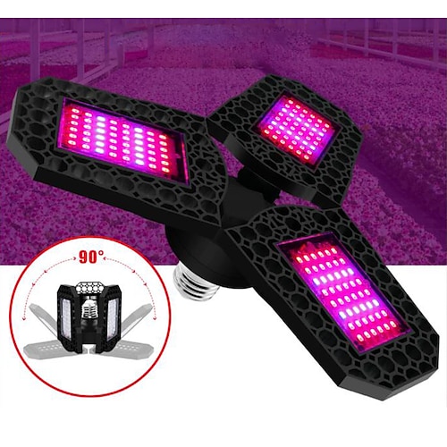 

luces led de cultivo de espectro completo e27 40/50/60w 108 a 144 cuentas led de fácil instalación 85-265 v invernadero vegetal