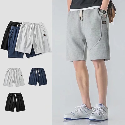 

Per uomo Pantaloncini sportivi Pantaloncini attivi Pantaloncini da sudore Pantaloncini Tasche A cordoncino Vita elastica Liscio Comfort Traspirante Lunghezza del ginocchio Esterno Giornaliero Per