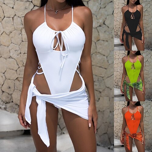 

Maillots de Bain Une pièce Maillot de bain Femme 2 Pièces Motif Peau de Serpent Normal Body Maillots de bain Sportif Eté