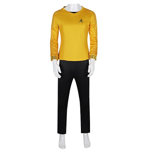 

Star Trek Piccardo 3 Altri costumi Pantalone Completi Per uomo Cosplay di film Casual quotidiano Giallo Superiore Pantaloni Maglietta Poliestere