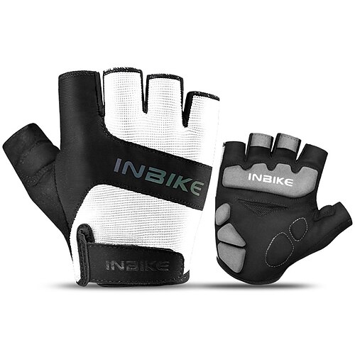 

INBIKE Guantes de Ciclismo Guantes de Dedos Cortados Ajustable Almohadilla de gel Transpirable Listo para vestir Guantes Deportivos Ciclismo de Pista Camping / Senderismo Ejercicio al Aire Libre