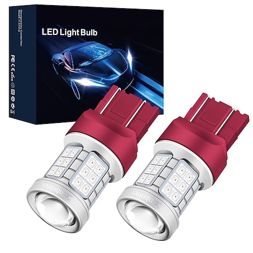 

6 stücke otolampara led birne mit projektor weiß 6000k t20 7441 7444 7440 7443 led birne ersatz für led rückfahrscheinwerfer blinker birne bremslicht birne rücklicht birne standlicht birne