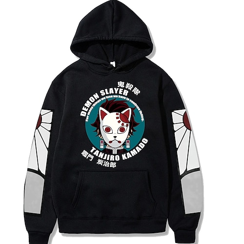 

Demon Slayer: Kimetsu no Yaiba Kamado Tanjiro Sudadera Estampado Bolsillo delantero Gráfico Sudadera Para Hombre Mujer Unisexo Adulto Estampado en caliente 100% Poliéster