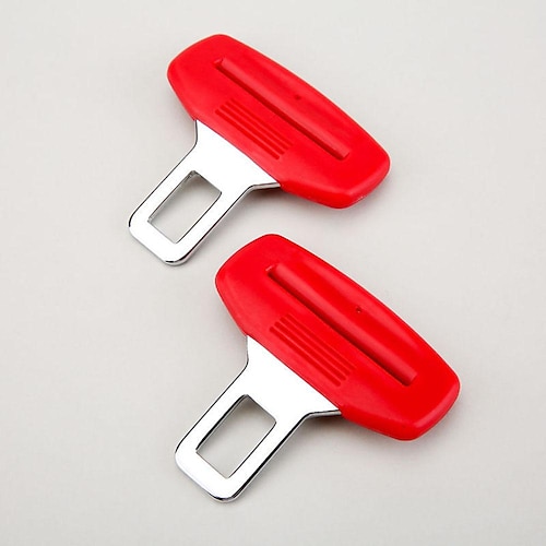 2PCS Car Safety Seat Belt Buckle Clip Seatbelt Stopper Adjuster Clip Seat