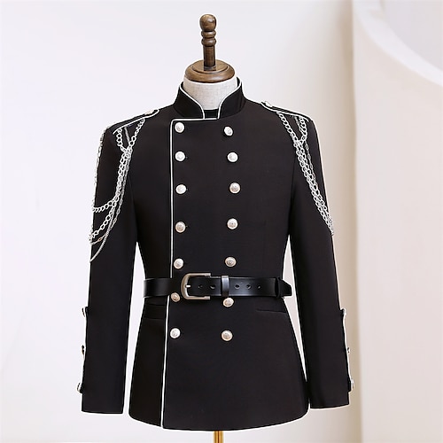 

Prins Aristokrat Rokoko Victoriansk Jakke Jakkesæt & Blazere Uniform Herre Kostume Årgang Cosplay Fest / aften Langærmet Frakke