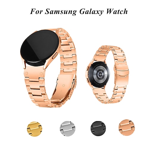 

Cinturino intelligente per Samsung Galaxy Watch 5 Pro 45mm 4 Classic 42mm 46mm 3 41mm Active 2 40mm 44mm Gear Sport S2 Classic Lega Orologio intelligente Cinghia Regolabili Traspirante Resistente